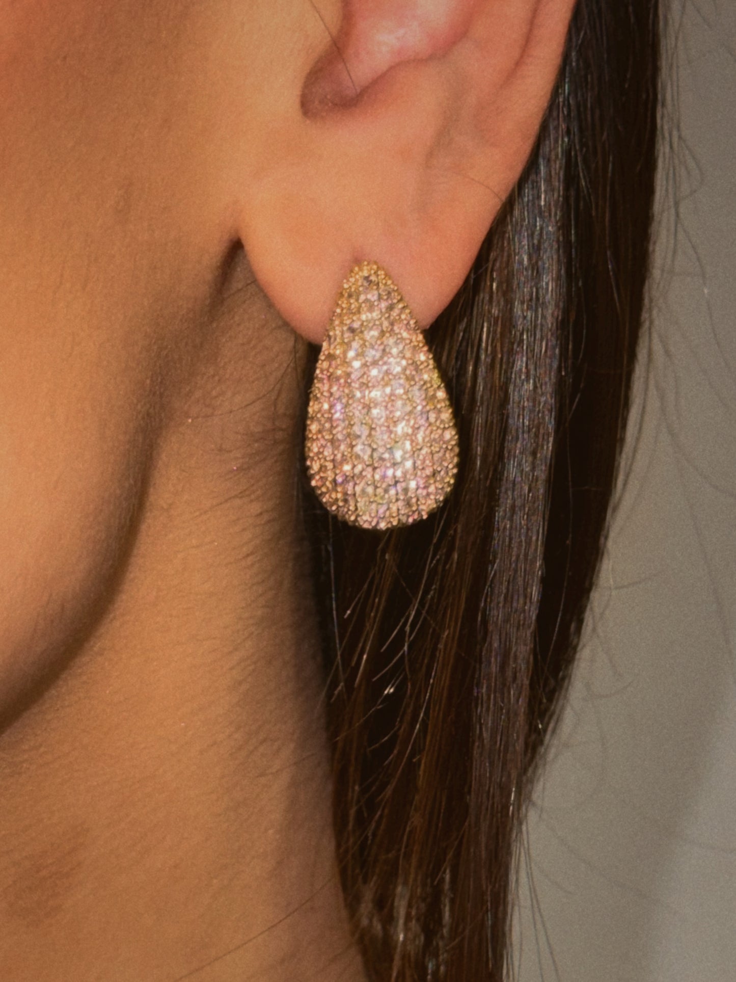 Diamante Drop Studs