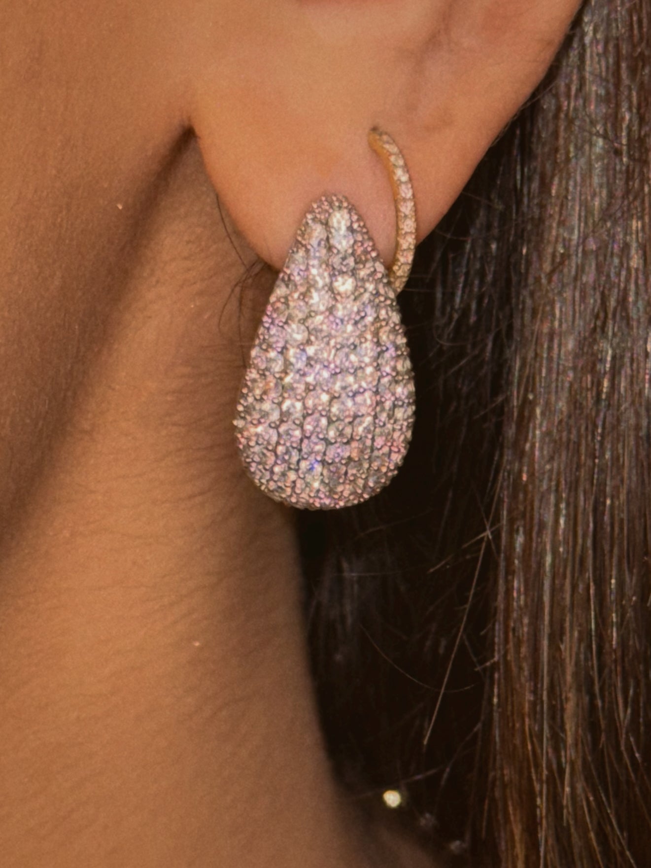 Diamante Drop Studs